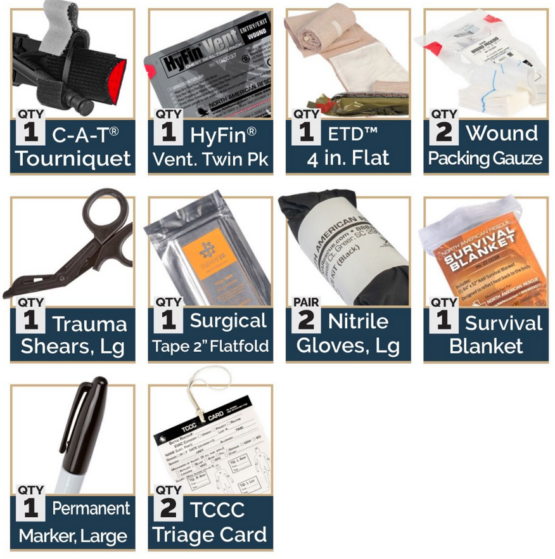 North American Rescue Reflex IFAK System Kit Ethos Tactical